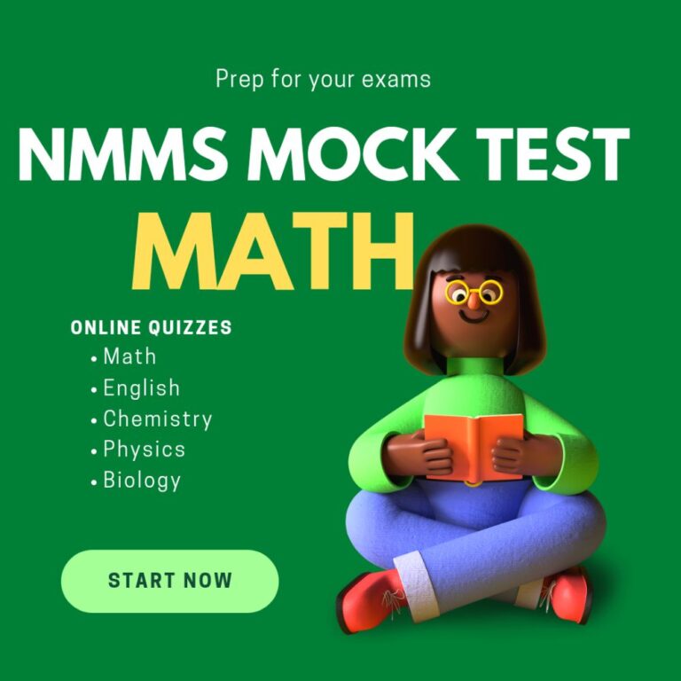 NMMS MATH  ONLINE TEST | NMMS EXAM MATH