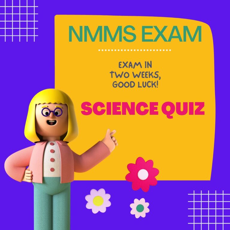 NMMS SCIENCE ONLINE TEST | NMMS EXAM SCIENCE 2023